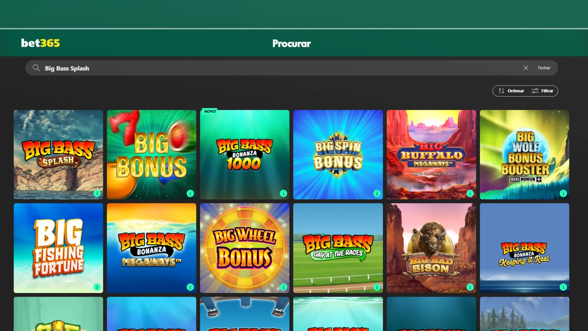 imagem big bass splash bet365