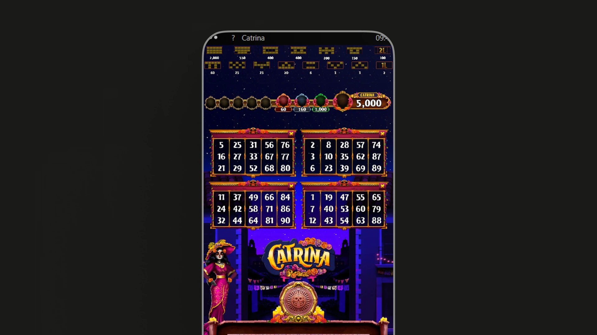 imagem bingo catrina