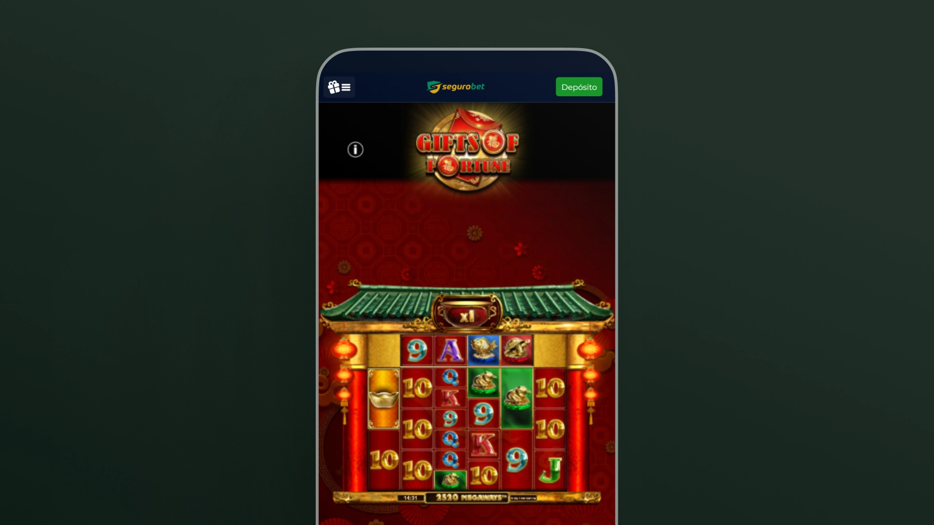 imagem captura Gifts of Fortune segurobet