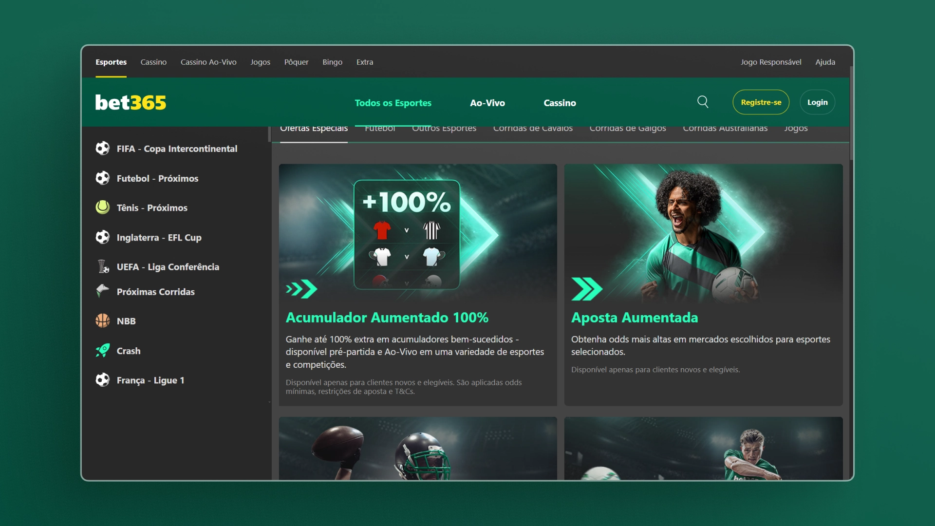imagem captura bonus 1 bet365