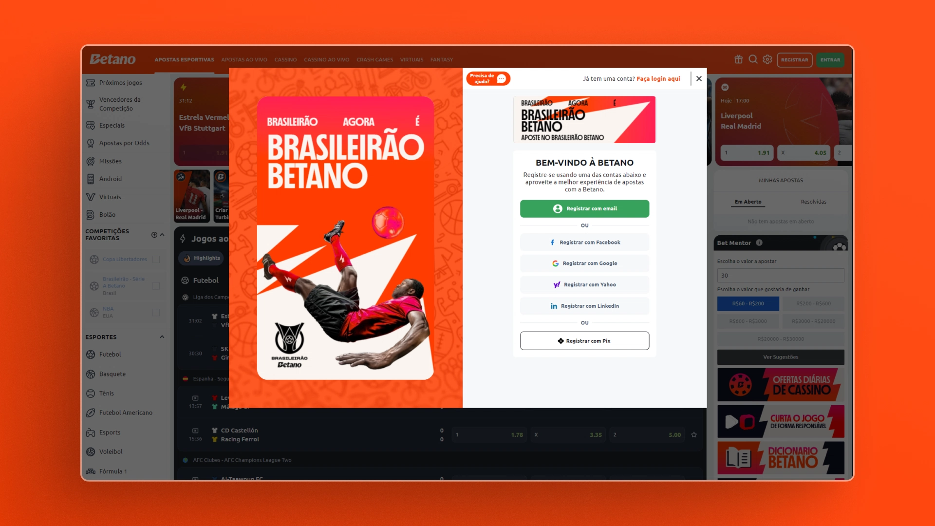 imagem captura cadastro 01 betano