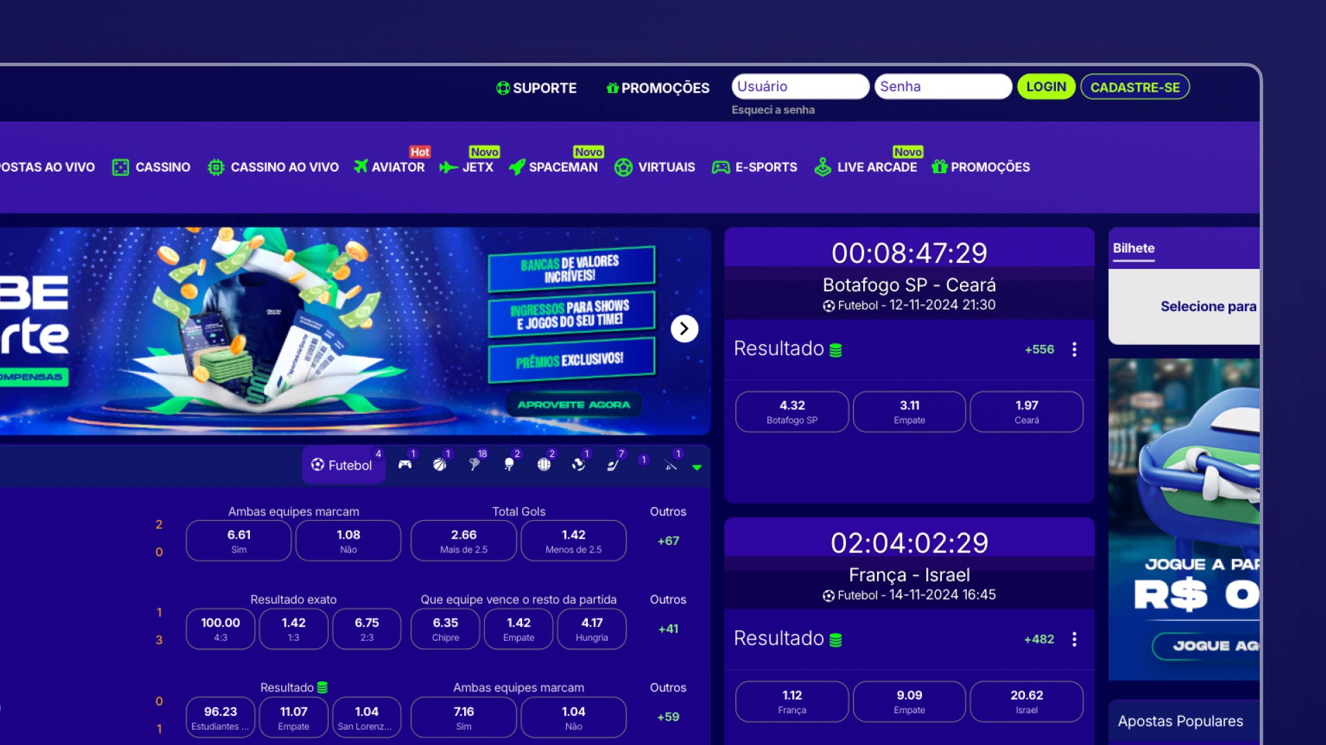 imagem captura cadastro 01 esportes da sorte