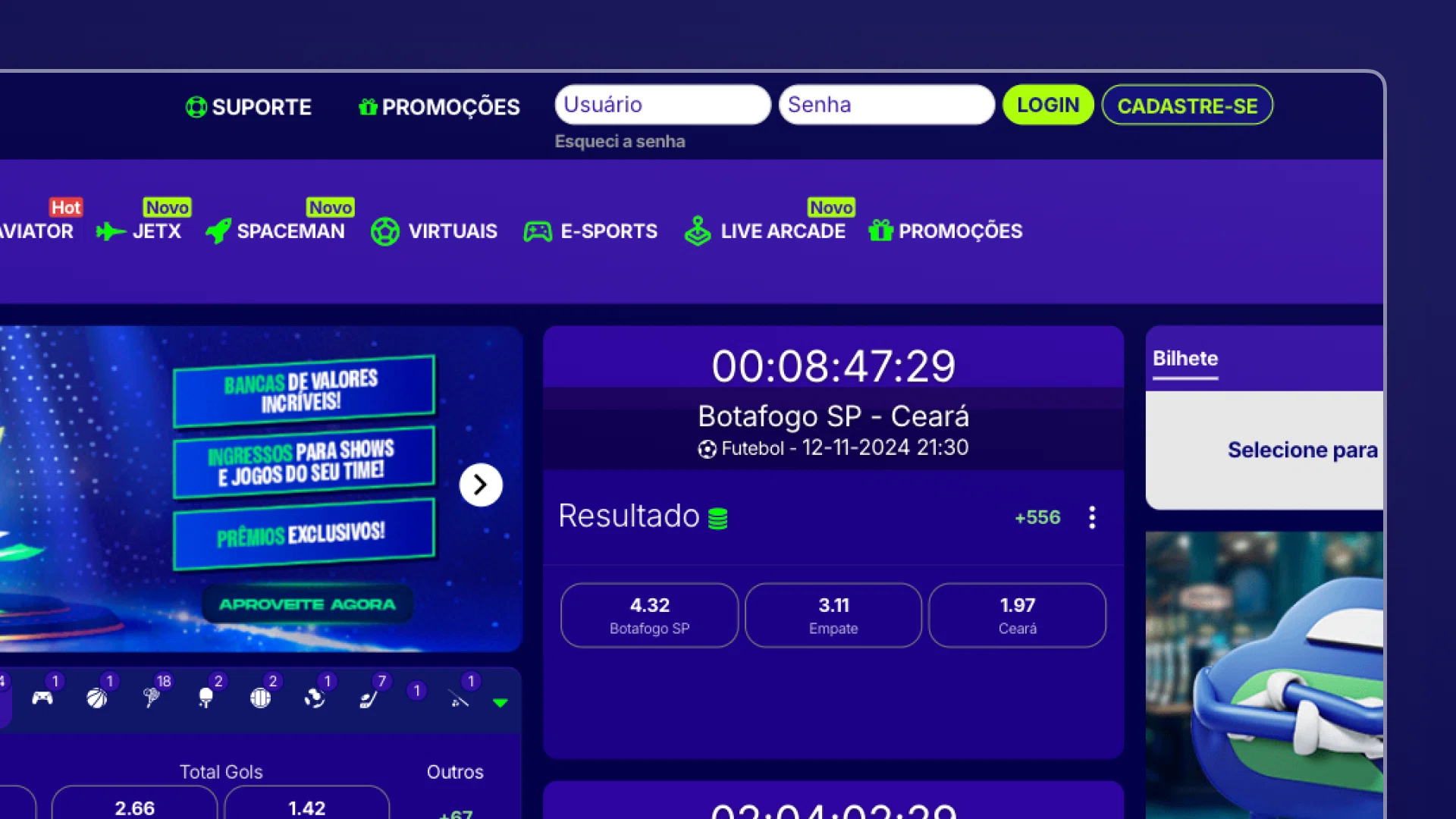imagem captura cadastro 1 esportes da sorte