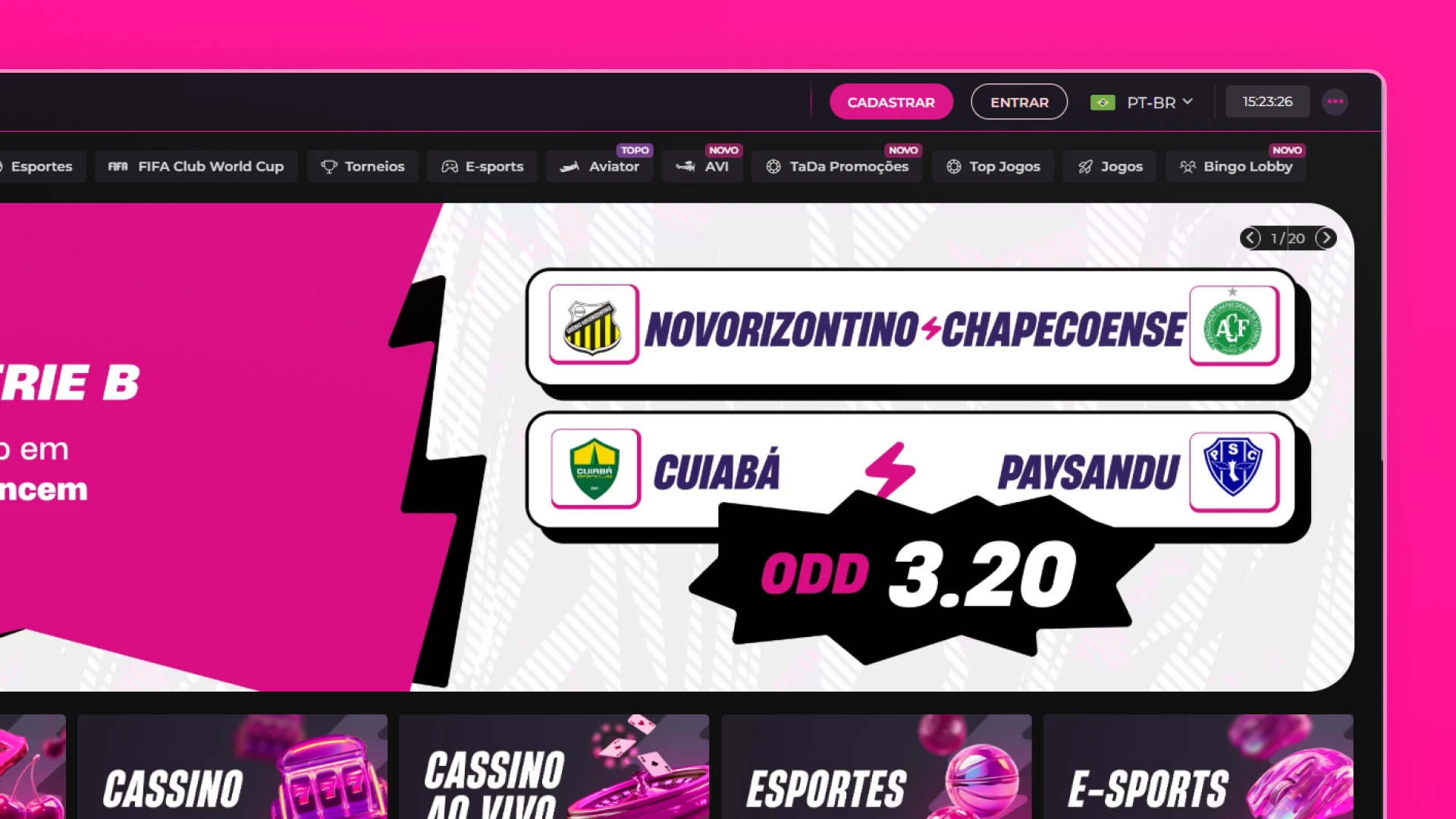 imagem captura cadastro 1 vbet