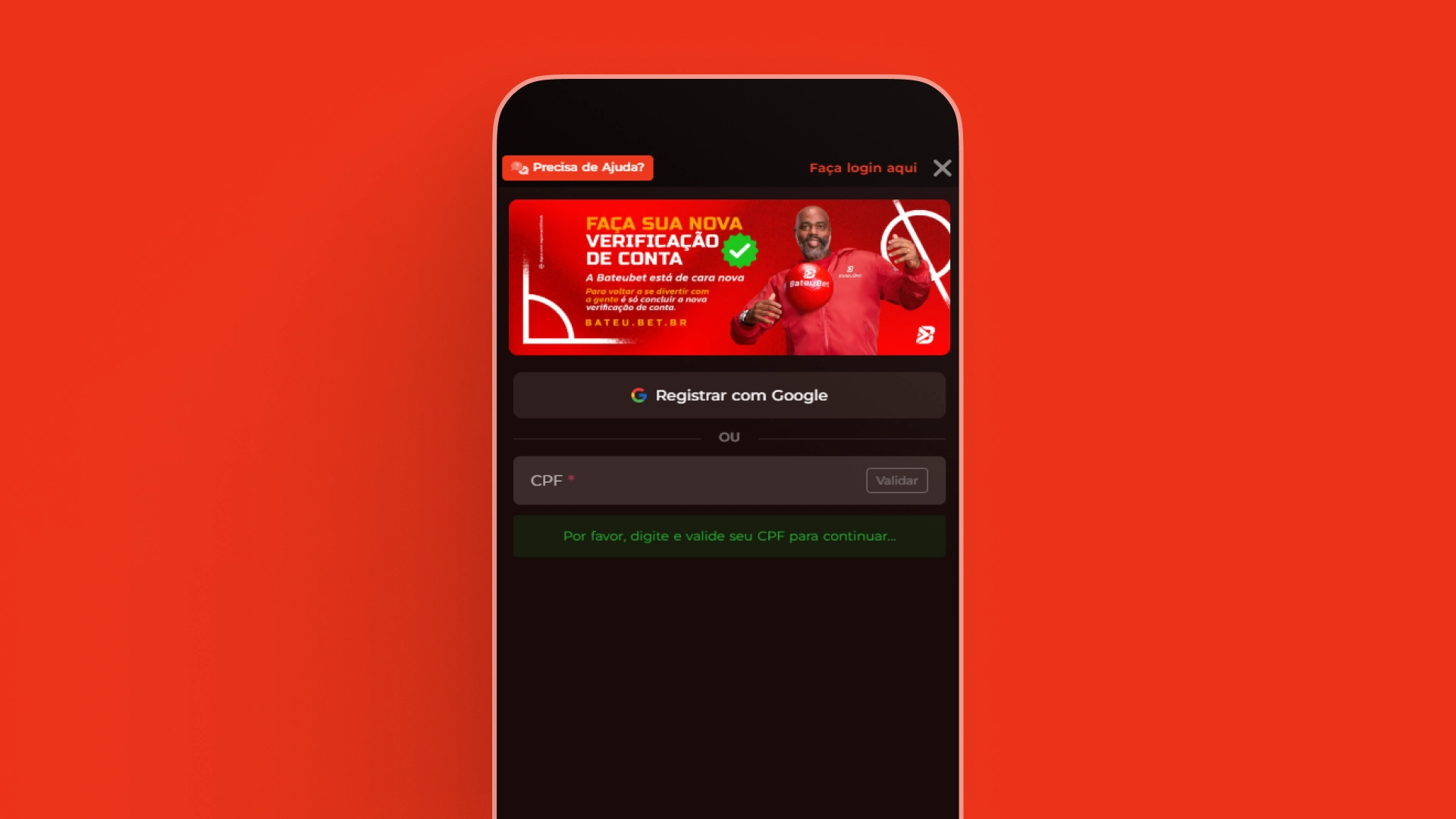 imagem captura cadastro 2 BateuBet