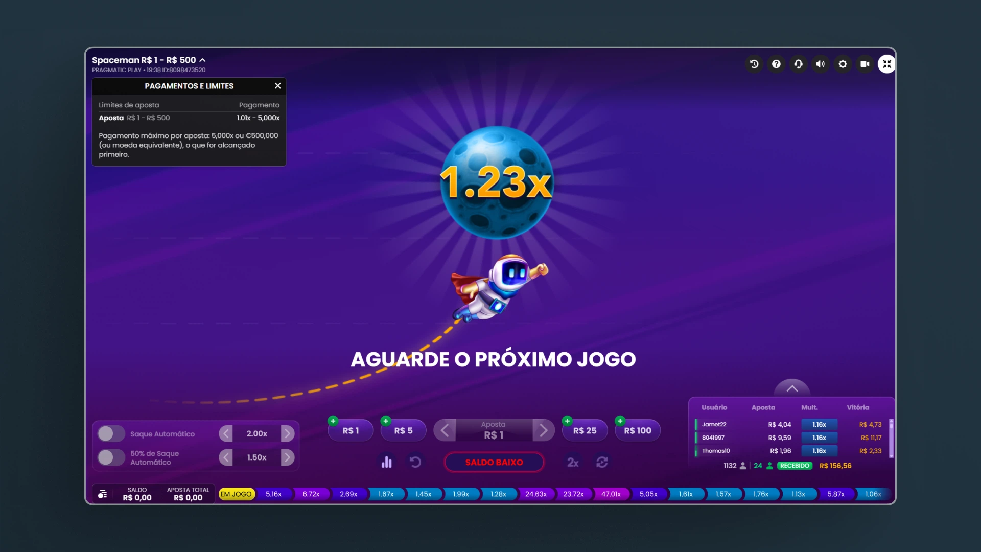 imagem captura cassino jogos crash spaceman stake