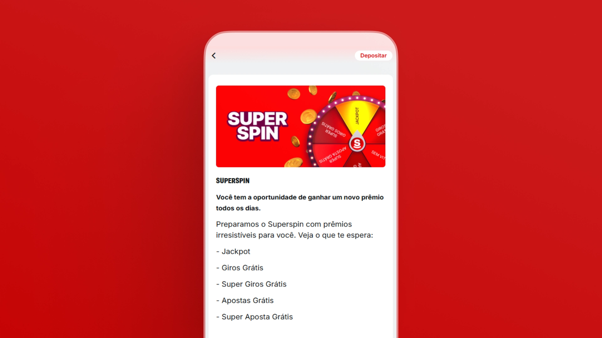 imagem captura promoçoes cassino superspin superbet