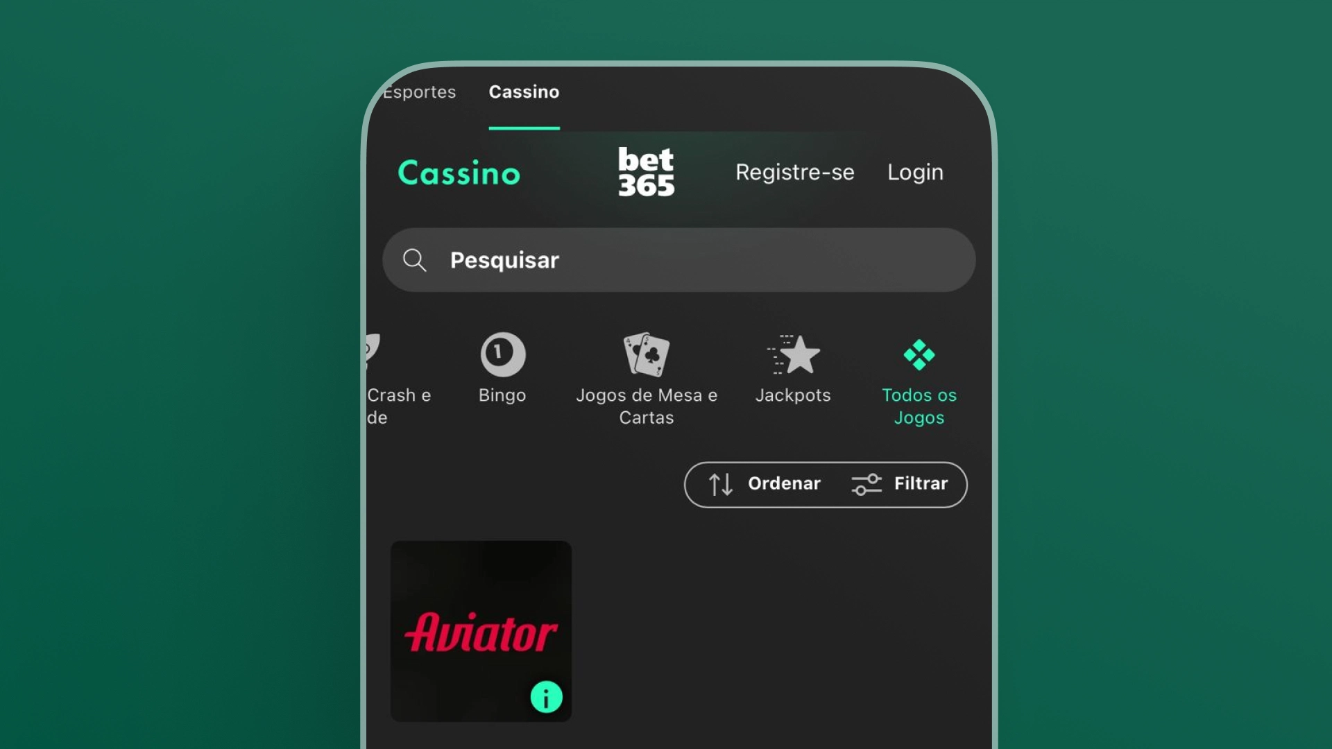 imagem casino bet365