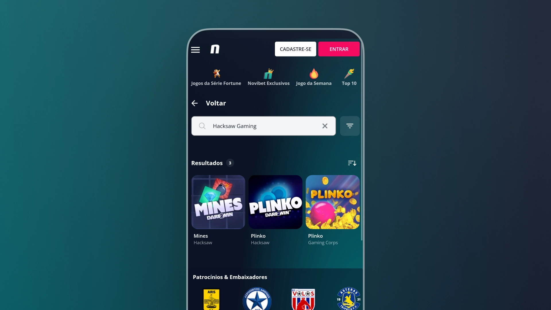imagem casino novibet