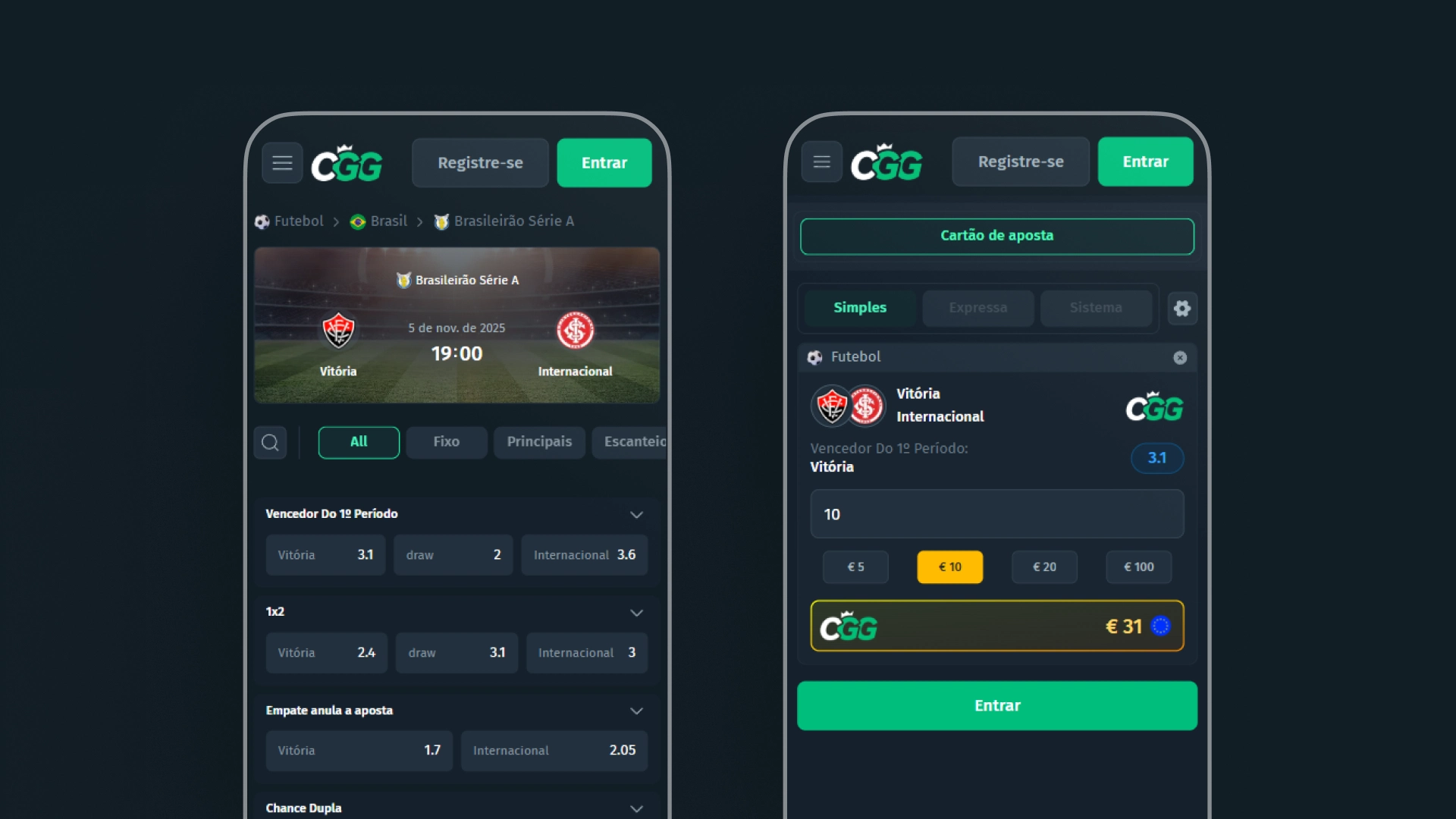 imagem como apostar CGG