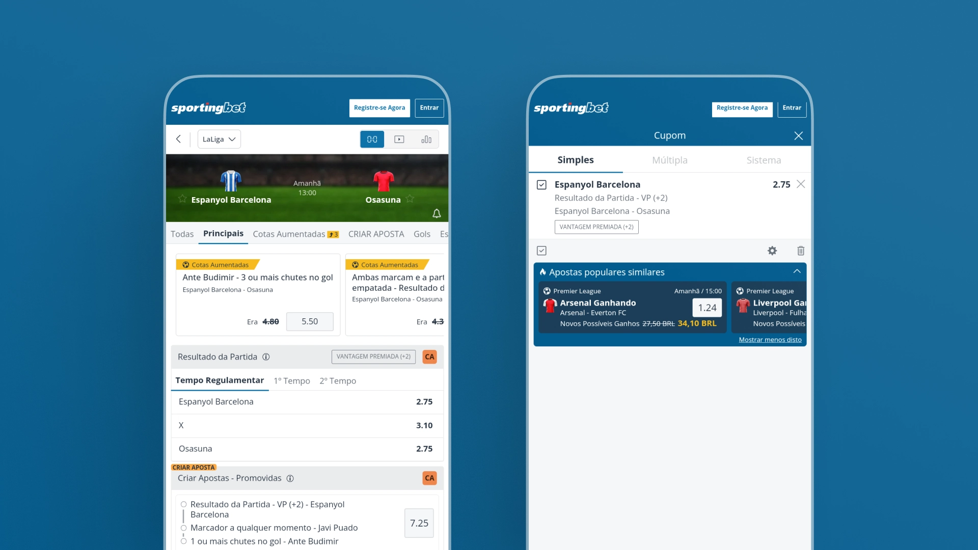 imagem como apostar Sportingbet
