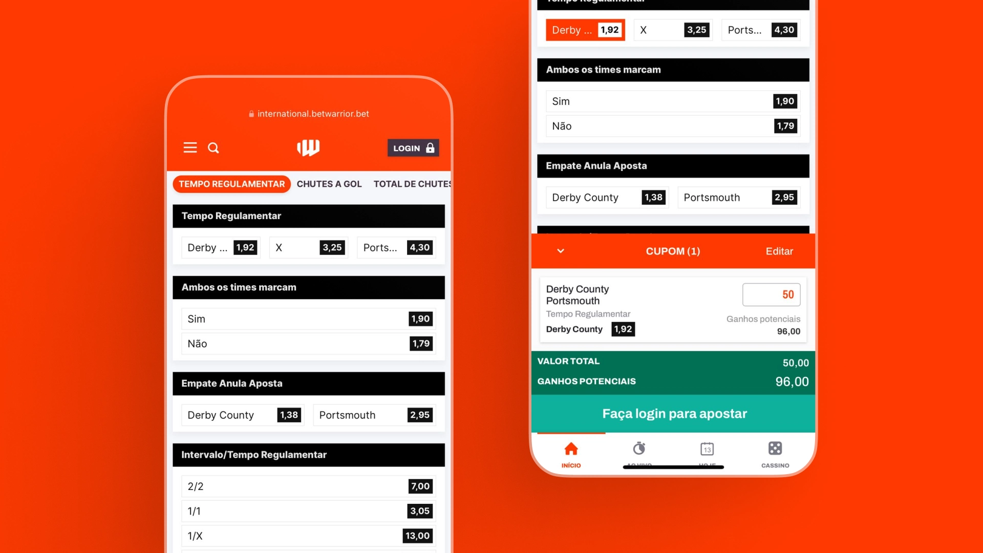 imagem como apostar betwarrior