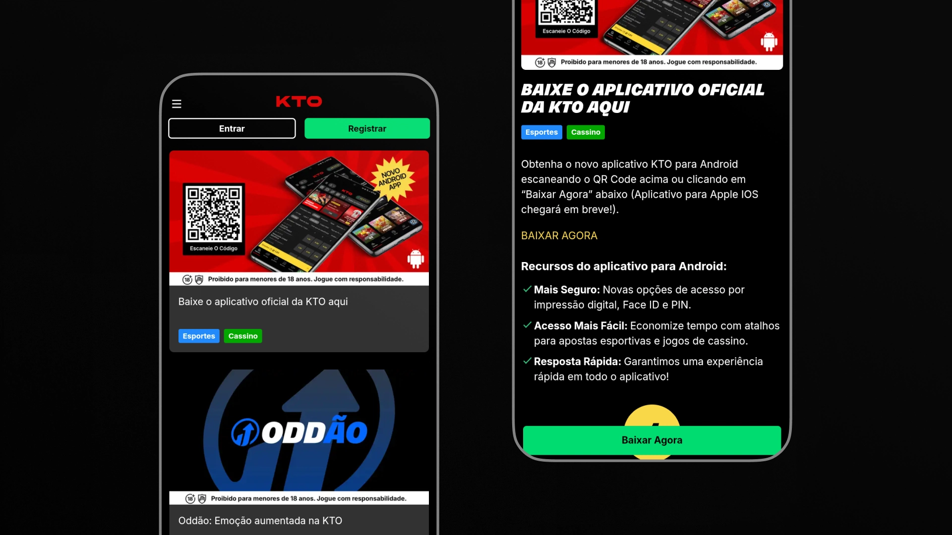 imagem download app kto