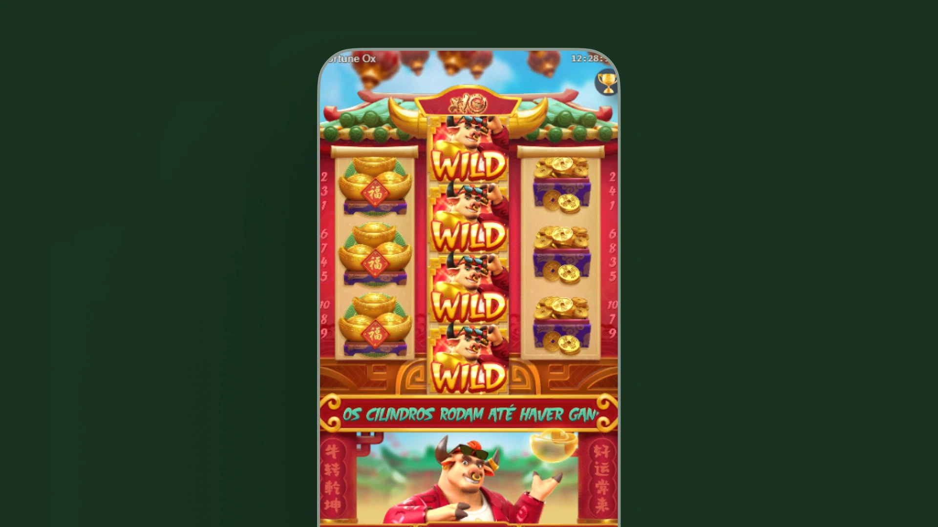 imagem fortune ox lotogreen