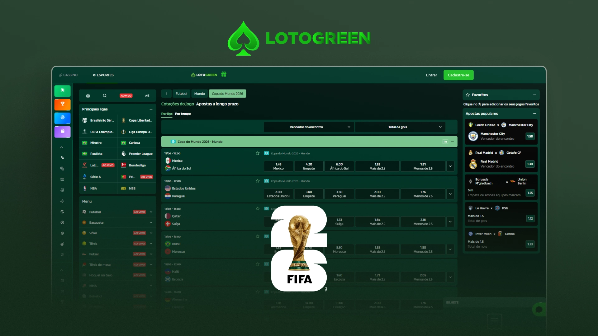 imagem ilustrativa Copa do Mundo LotoGreen (1)