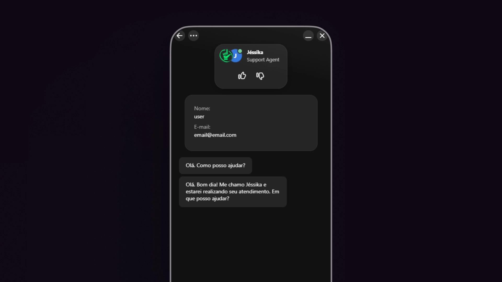 imagem ilustrativa chat Luvabet