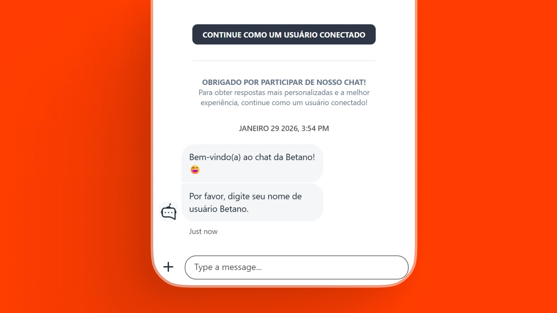 imagem ilustrativa chat betano