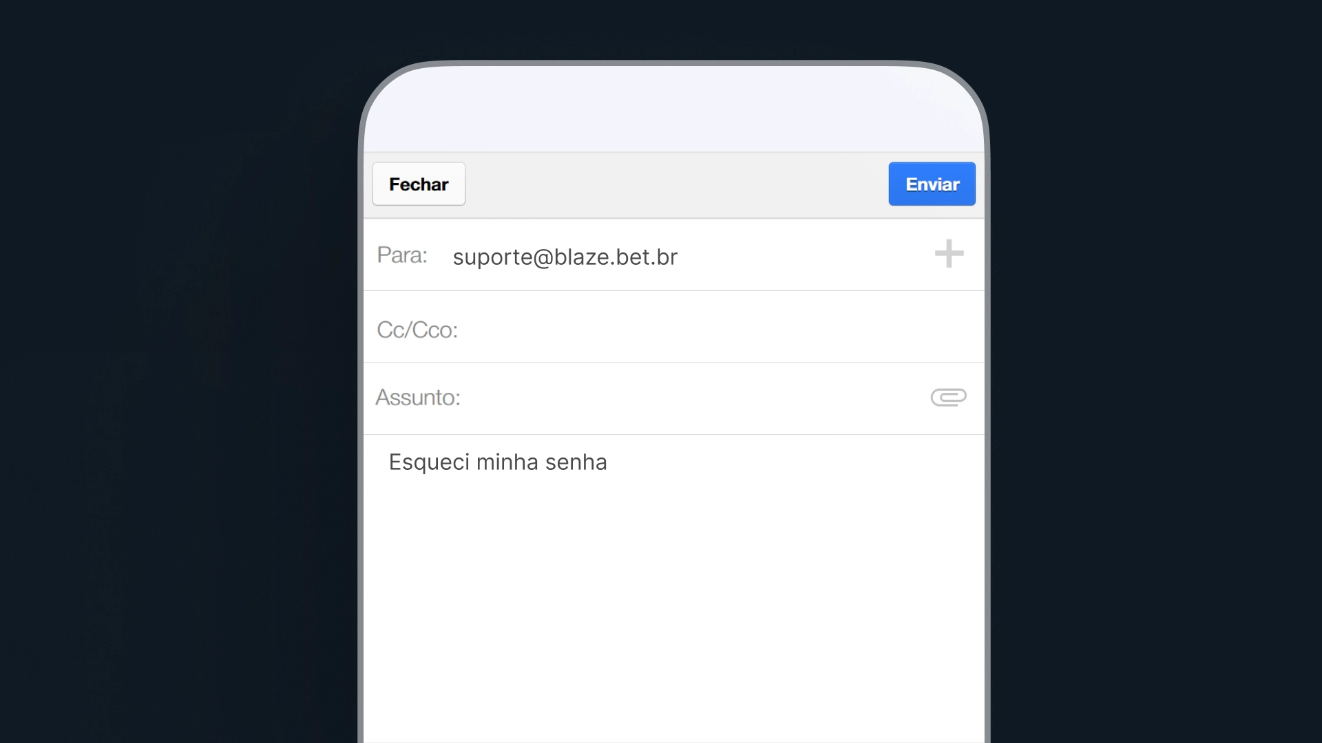 imagem ilustrativa e mail blaze