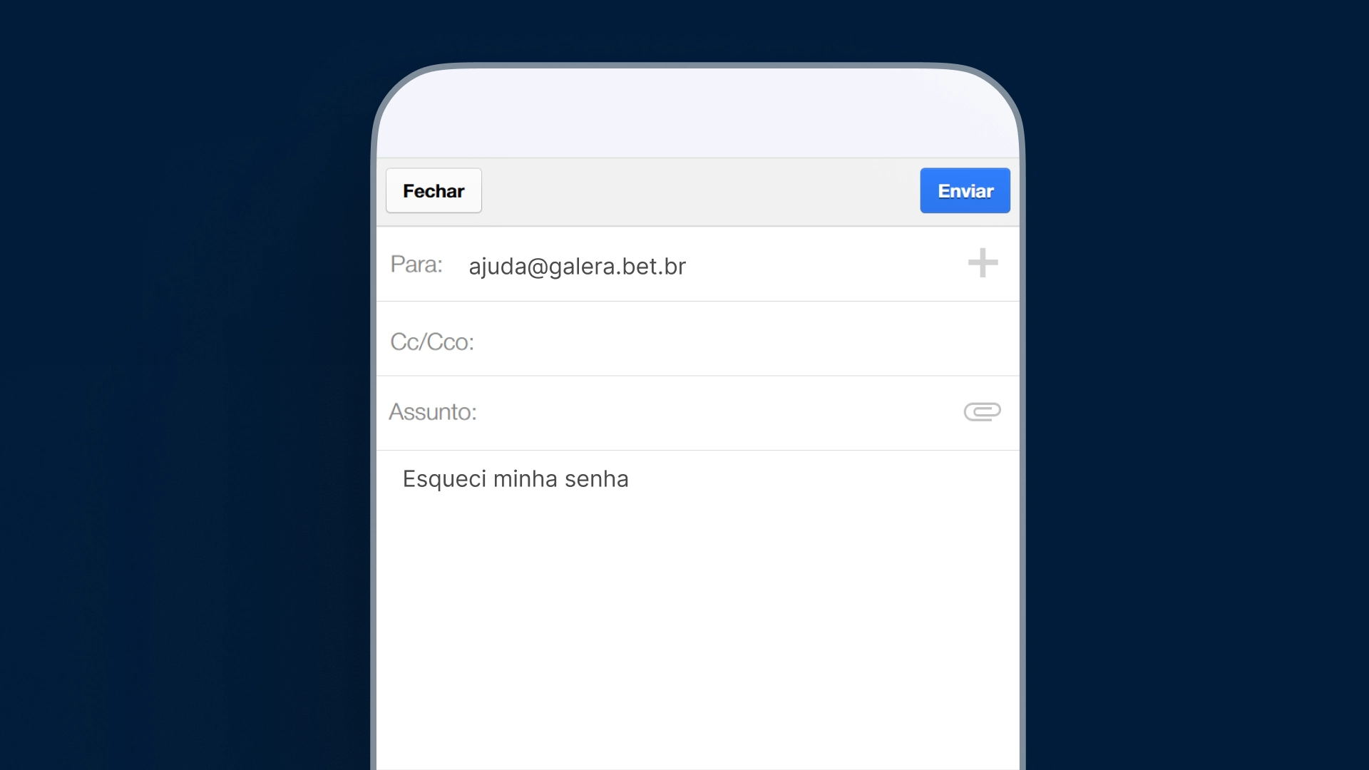 imagem ilustrativa e mail galerabet