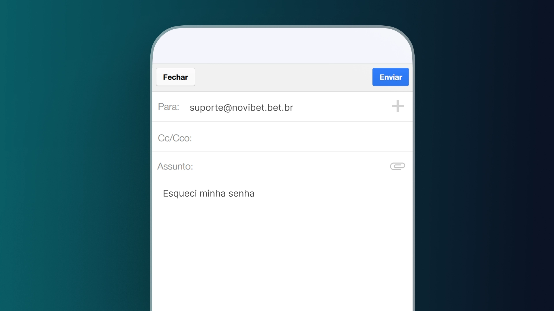 imagem ilustrativa e mail novibet