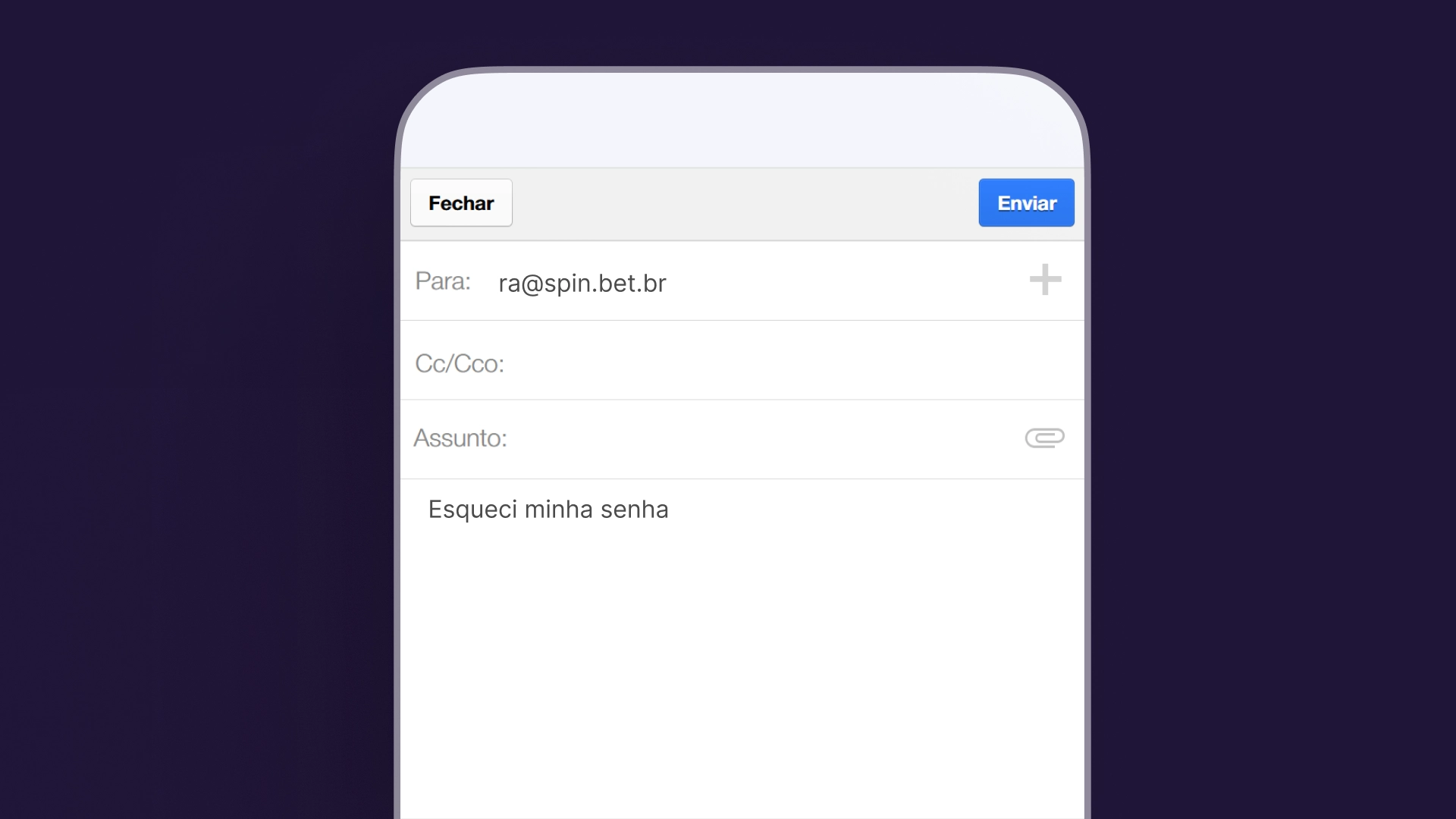 imagem ilustrativa e mail spin