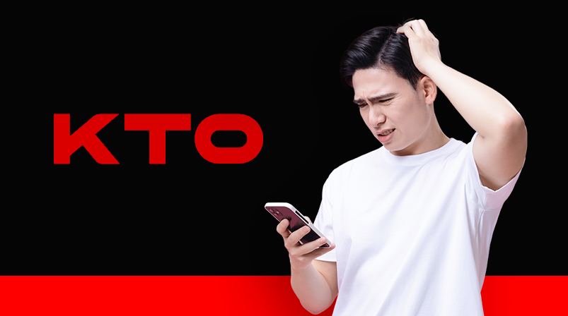 Imagem mostra homem pensativo ao utilizar um celular ao lado da KTO