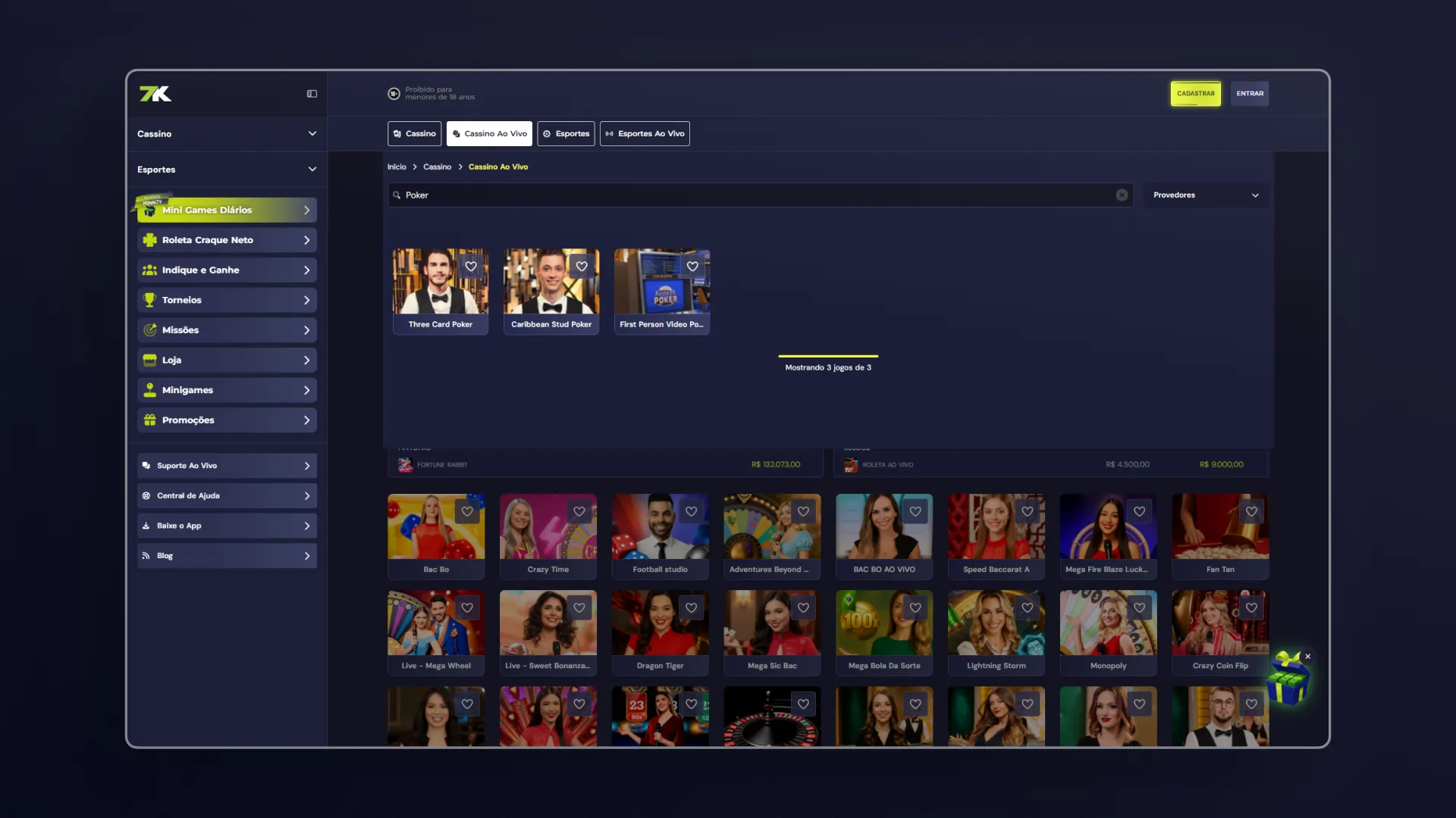 imagem ilustrativa poker 7KBet