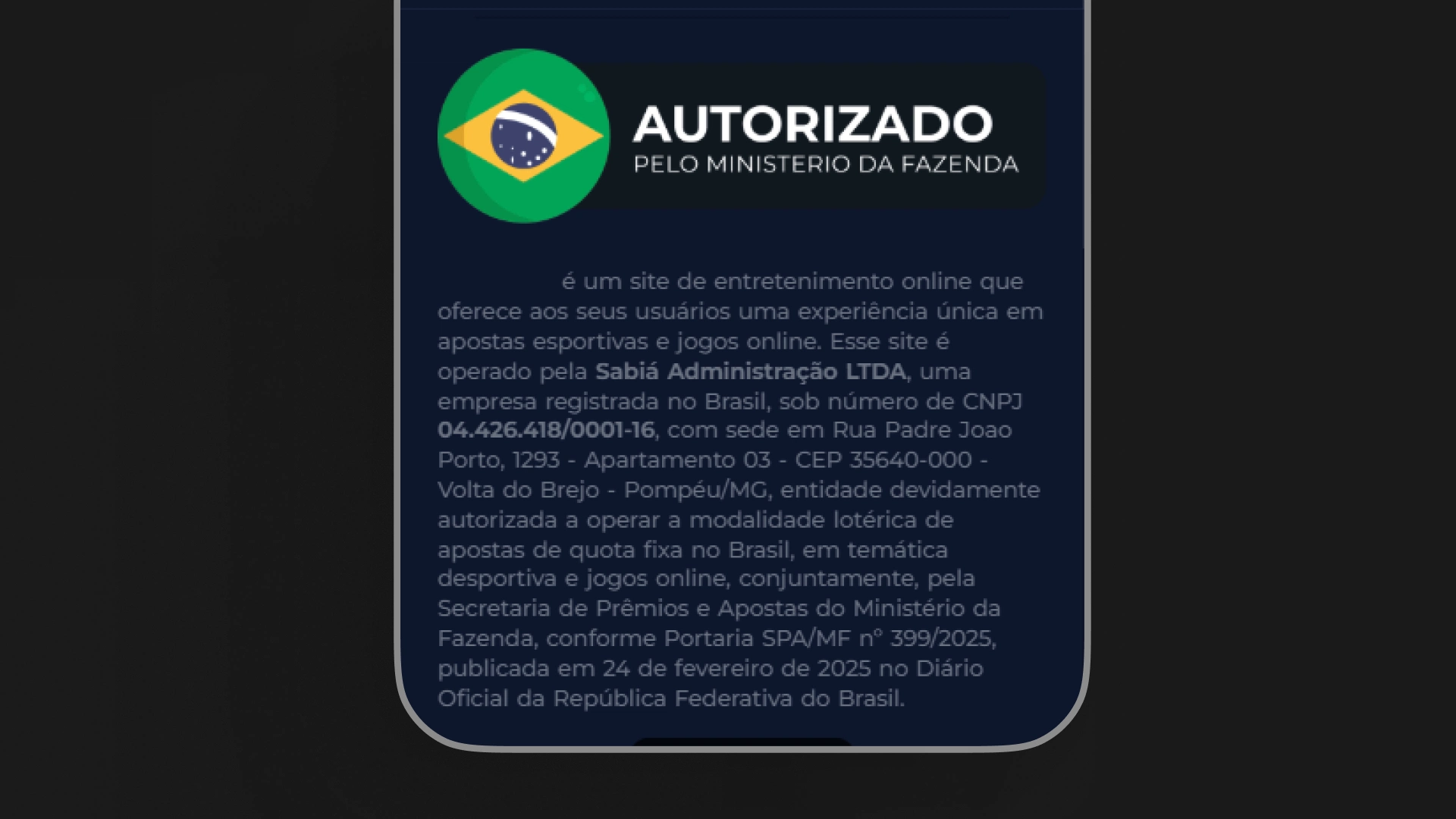 imagem jogue em sites autorizados