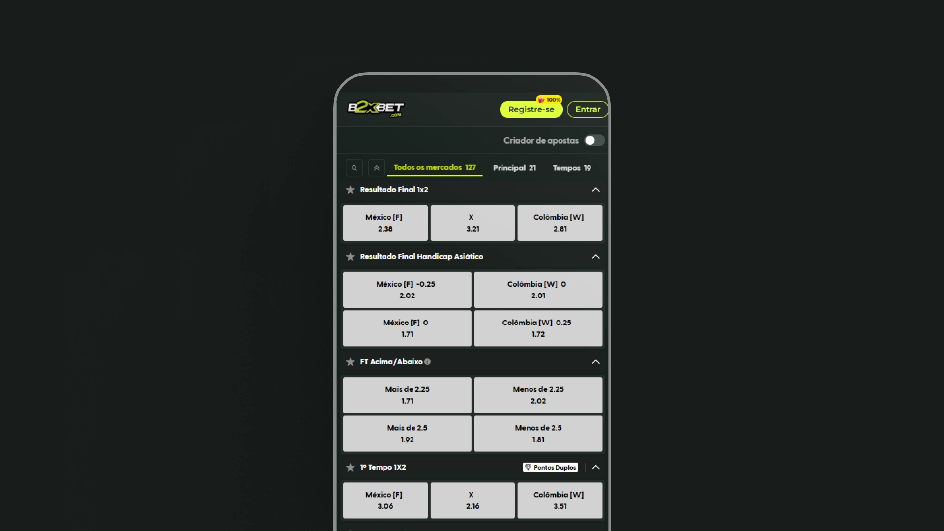 imagem mercados b2xbet
