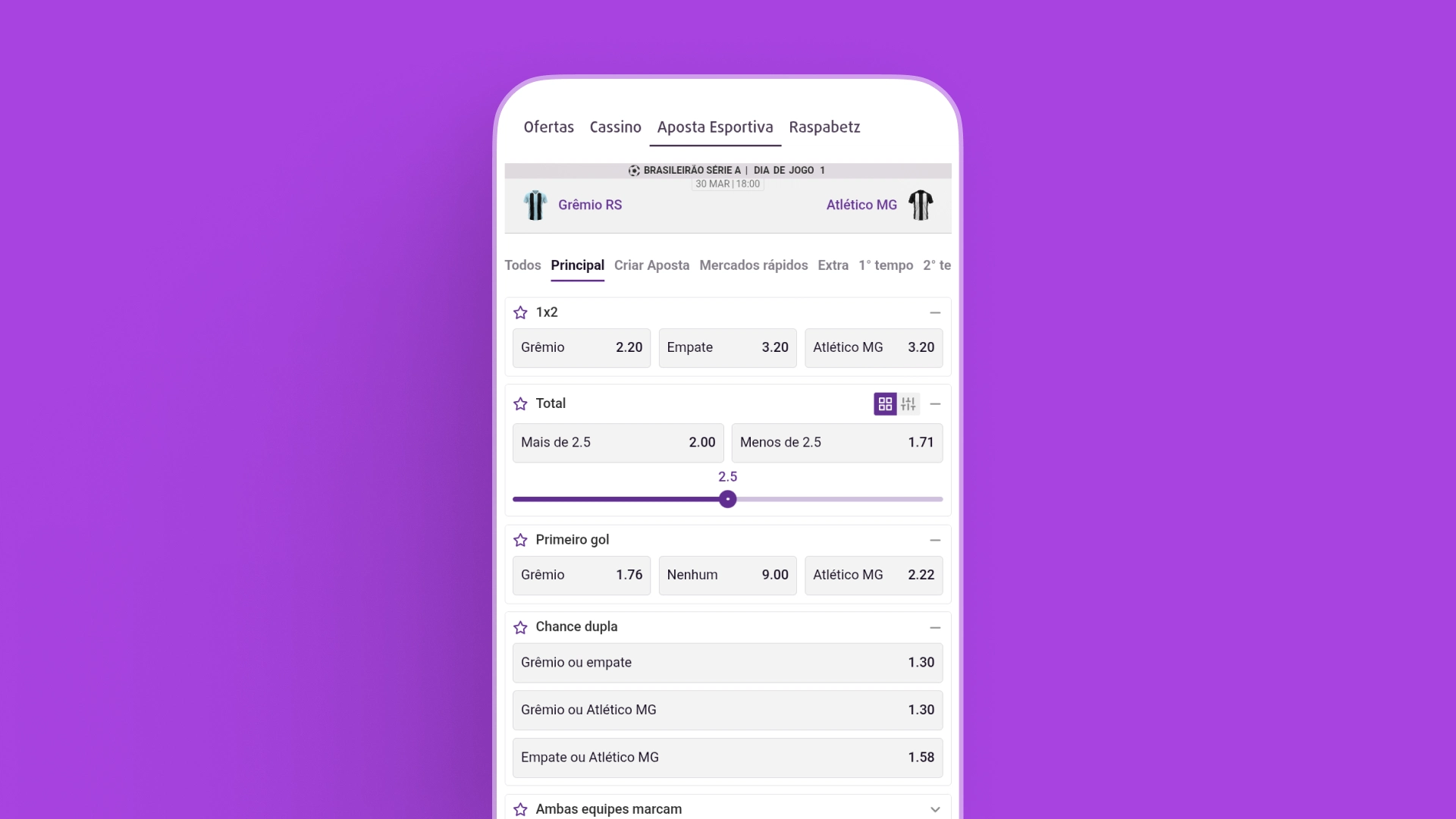 imagem mercados sorte online