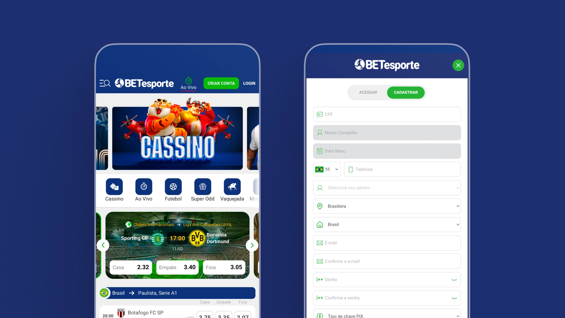 imagem mobile cadastro betesporte