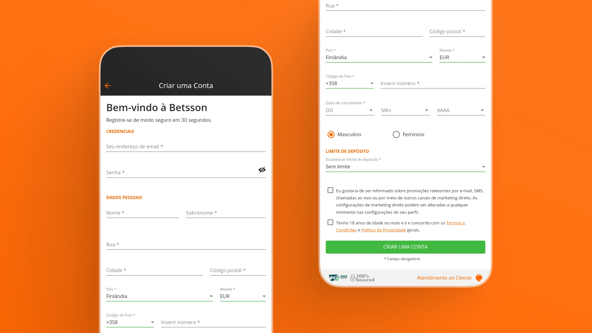 imagem mobile cadastro betsson