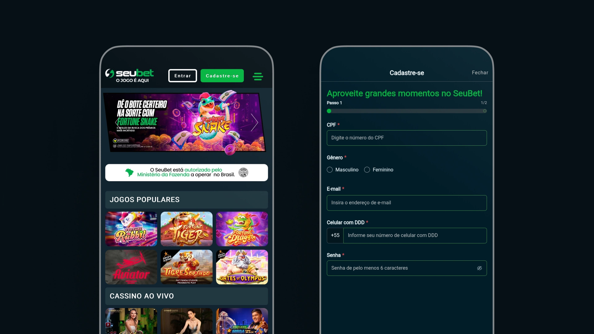 imagem mobile cadastro seubet