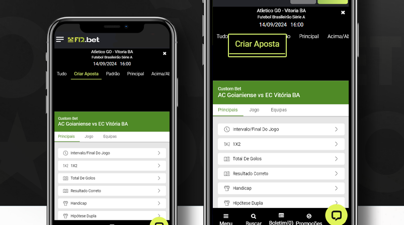 imagem mockup mobile criar aposta f12bet