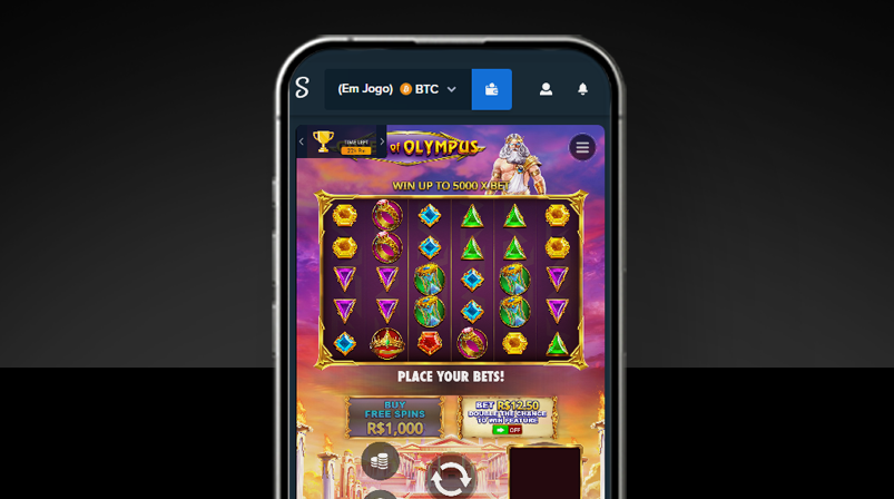 imagem mockup mobile gates of olympus