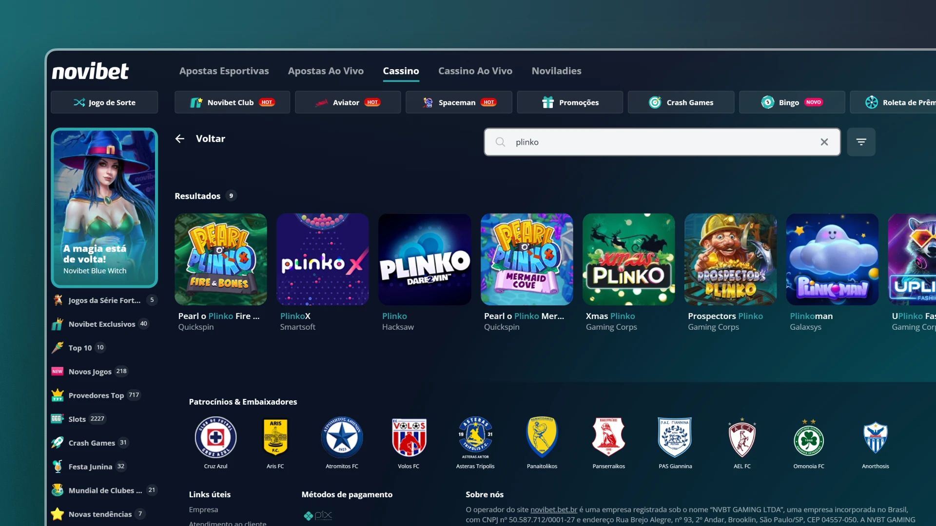 imagem plinko novibet