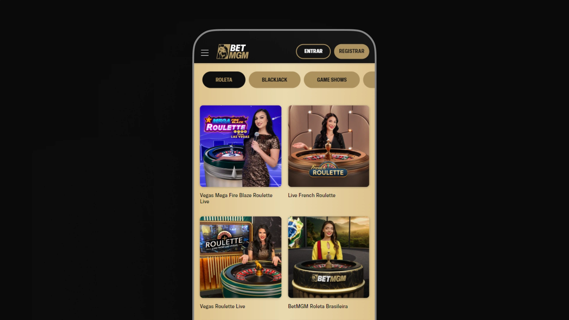 imagem roleta online betmgm