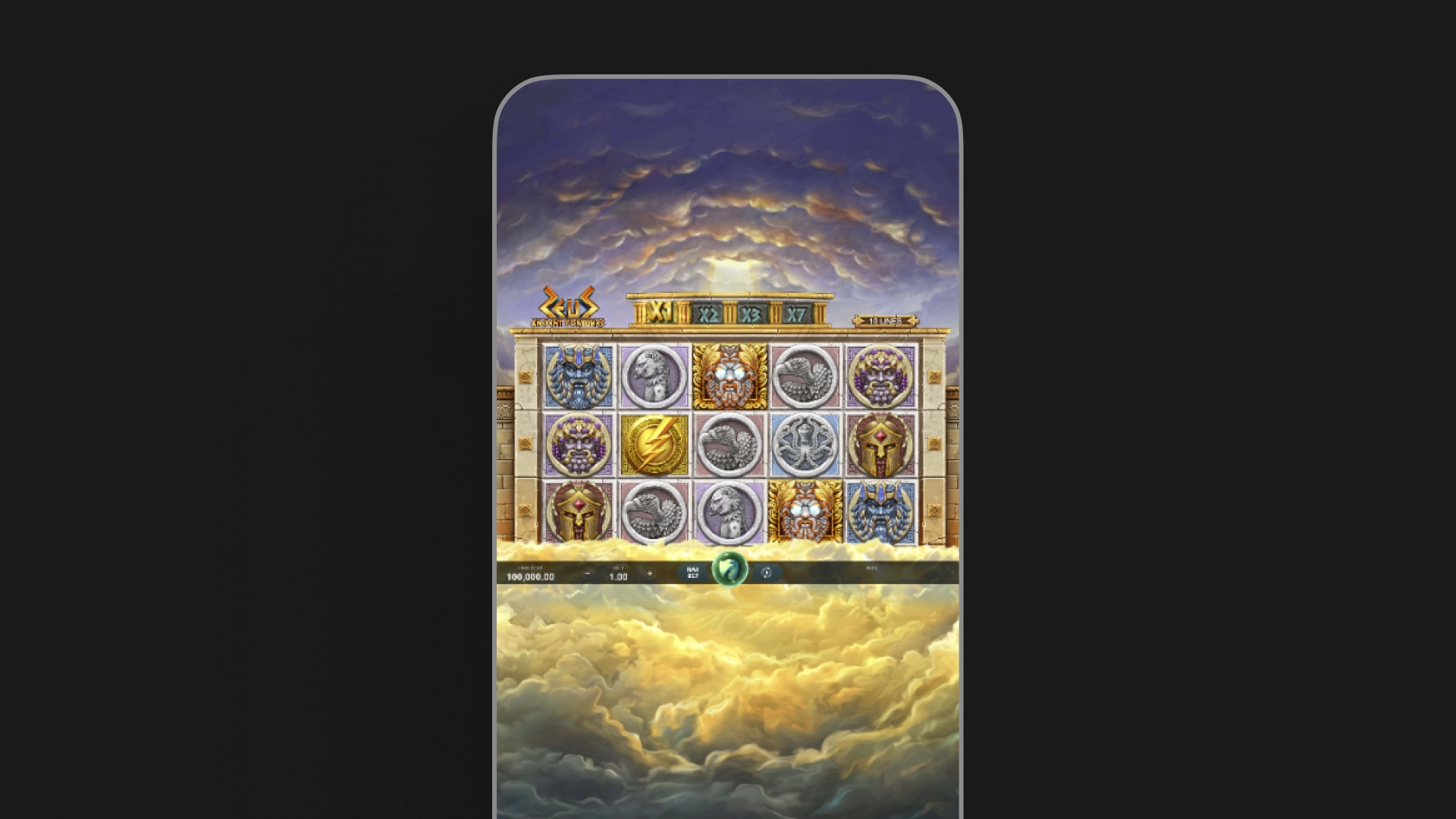 imagem screenshot ancient fortunes zeus