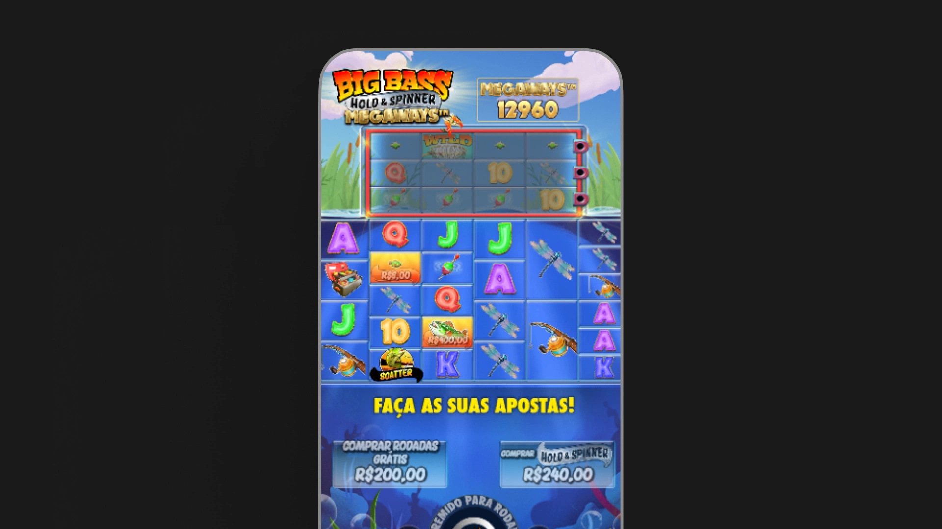 imagem screenshot big bass hold and spinner