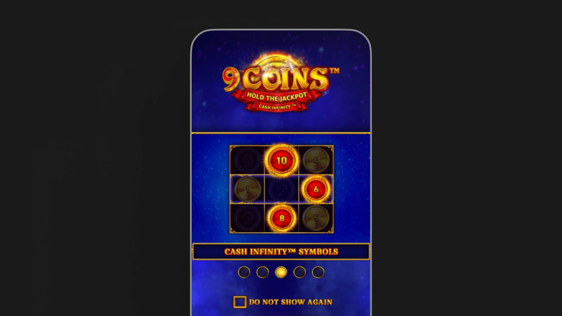 imagem screenshot inicial 9 coins