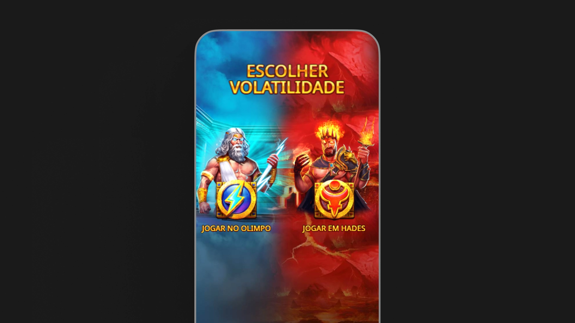 imagem screenshot inicial Zeus_vs_Hades