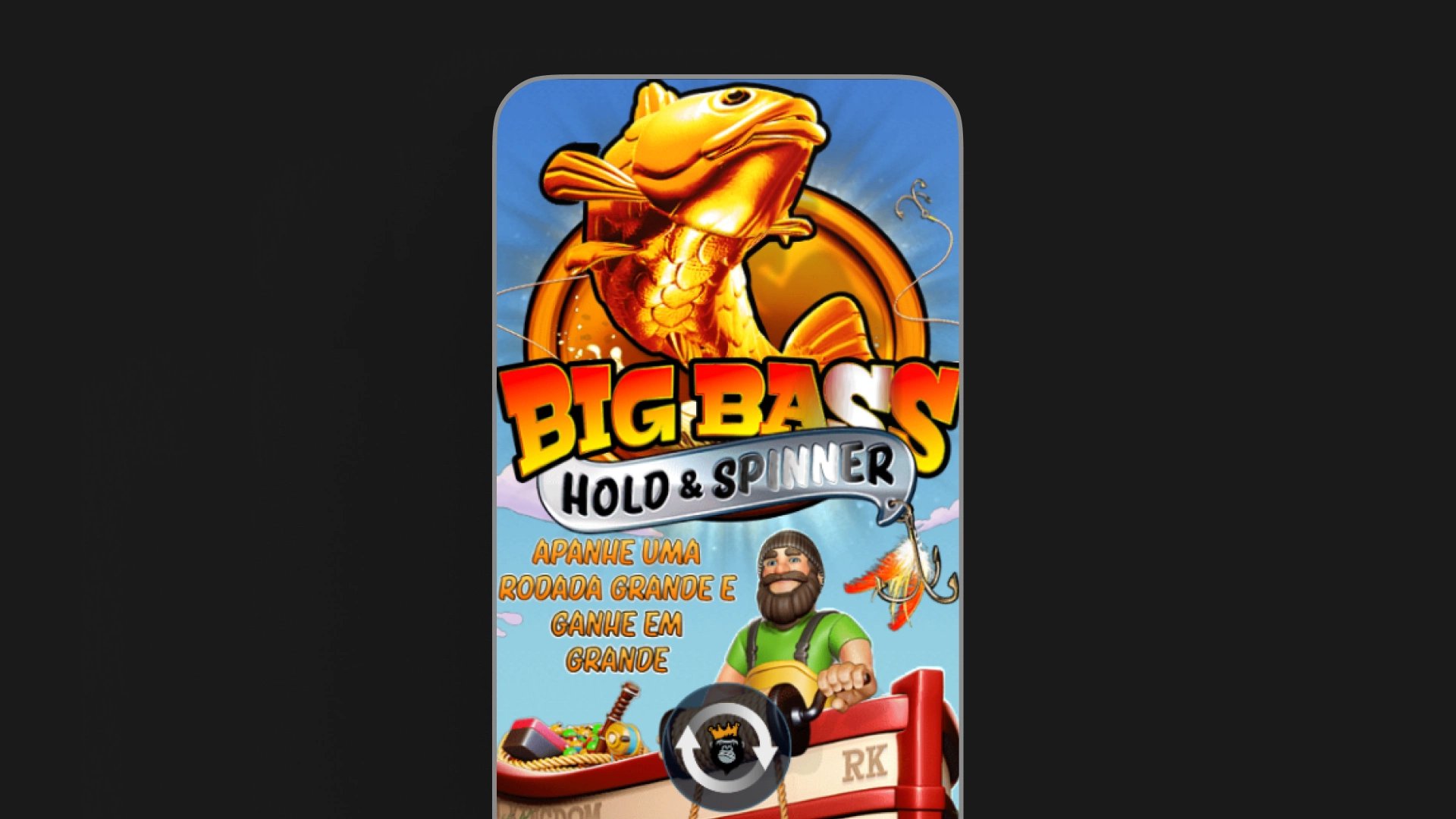 imagem screenshot inicial big bass hold and spinner