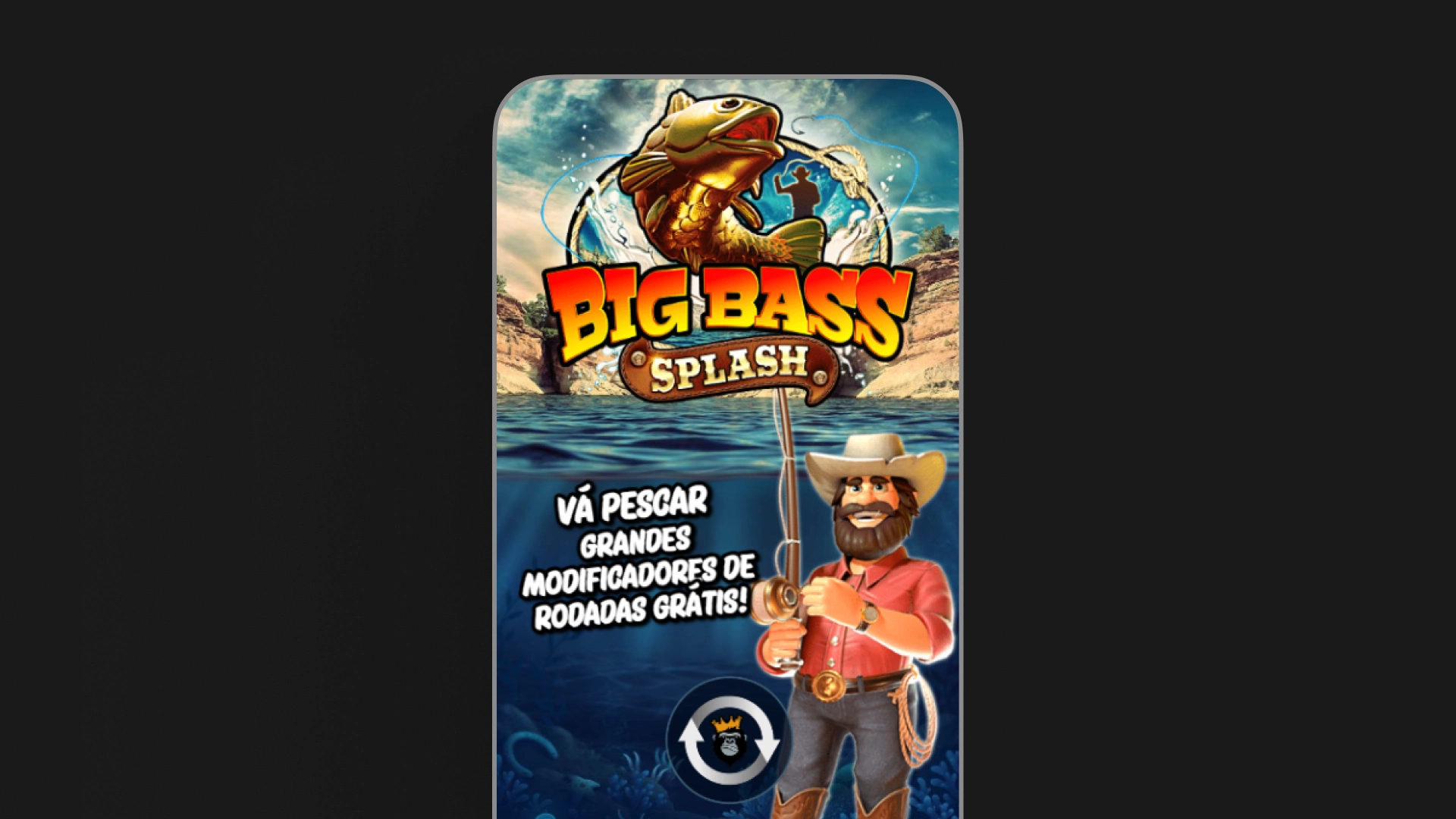 imagem screenshot inicial big bass splash