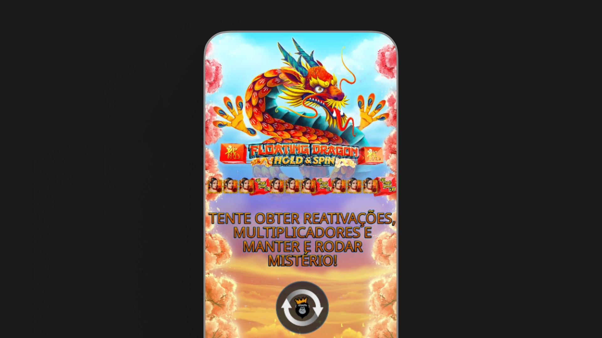 imagem screenshot inicial floating dragon