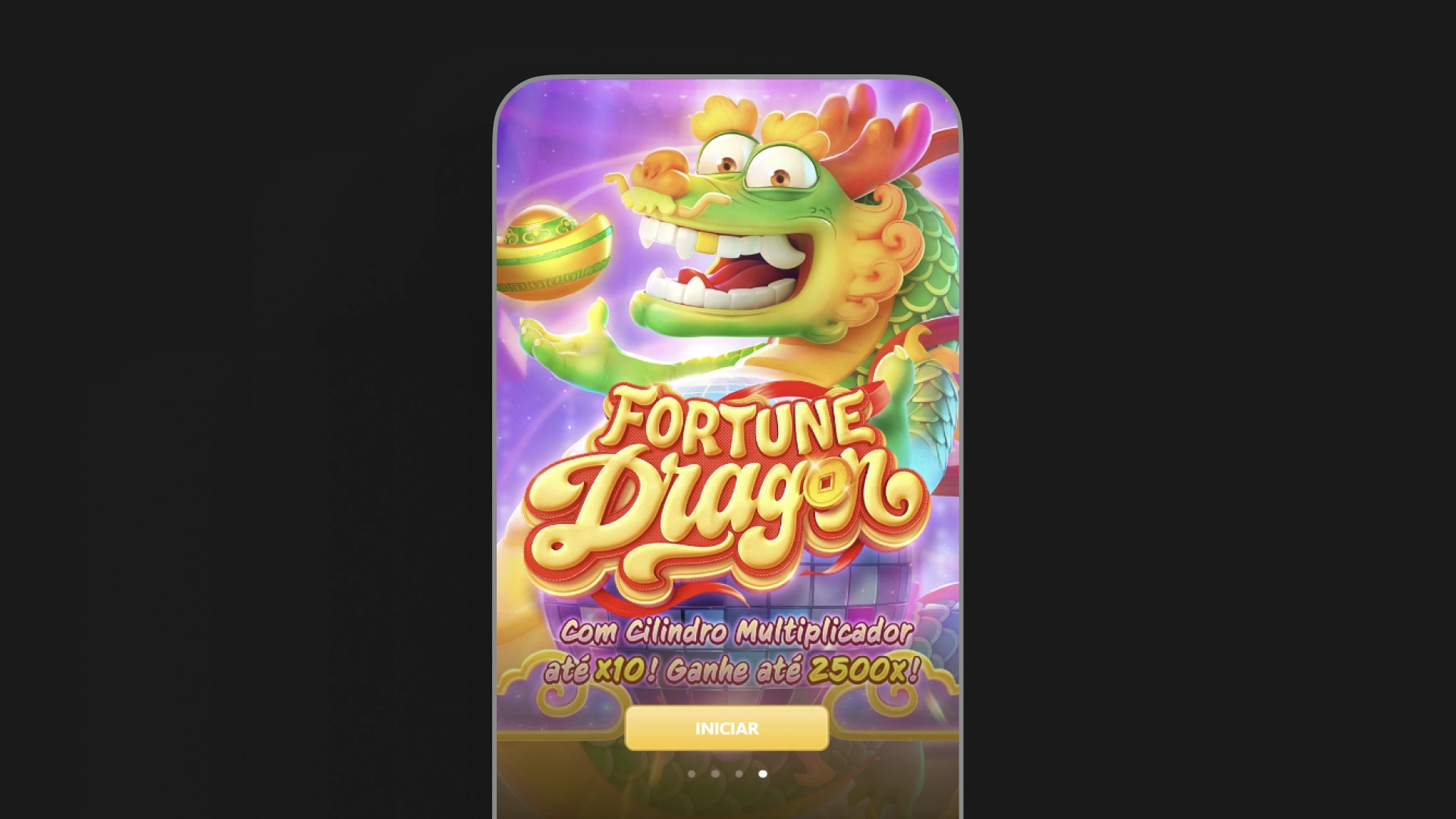 imagem screenshot inicial fortune dragon