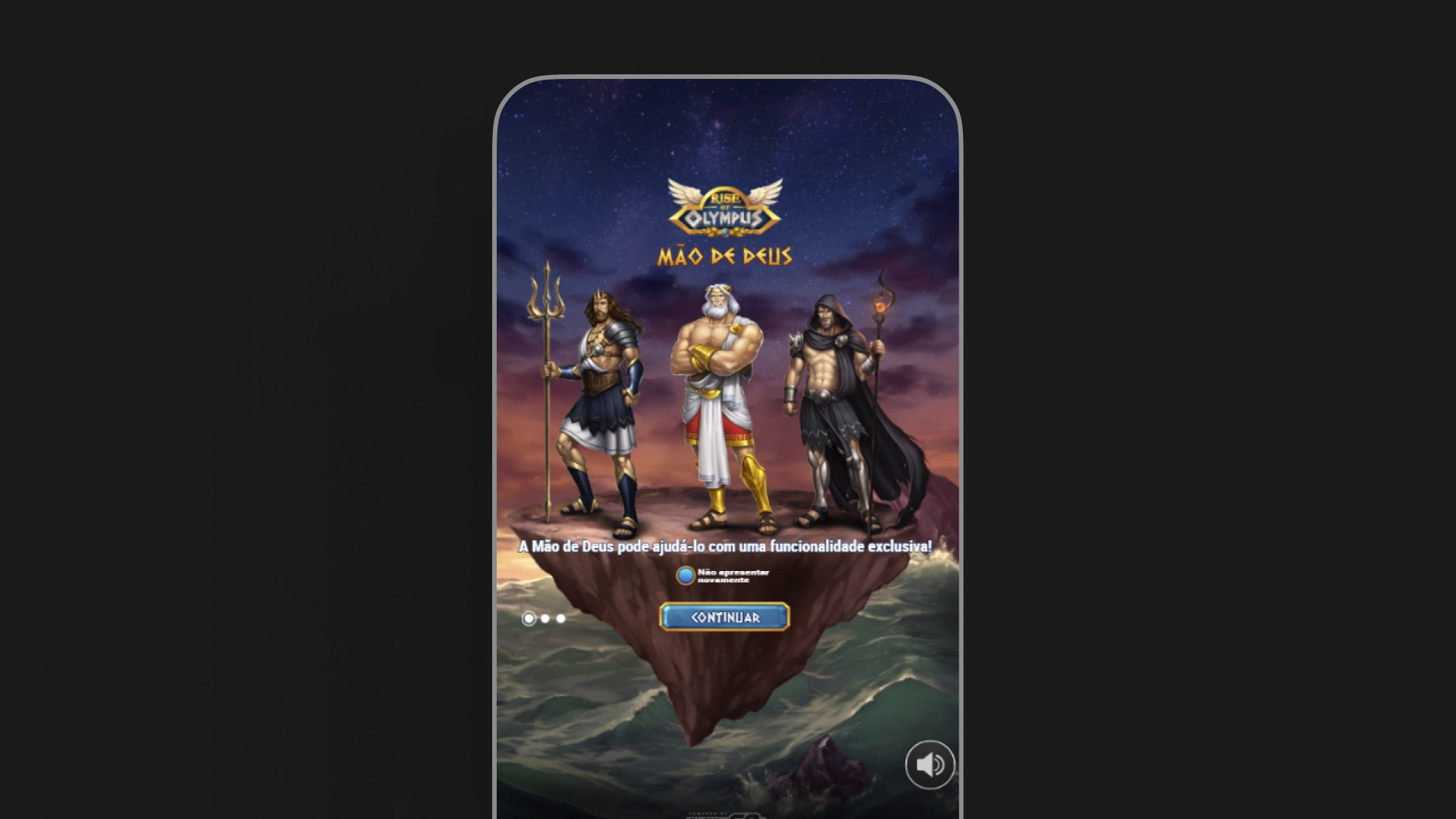 imagem screenshot inicial rise of olympus