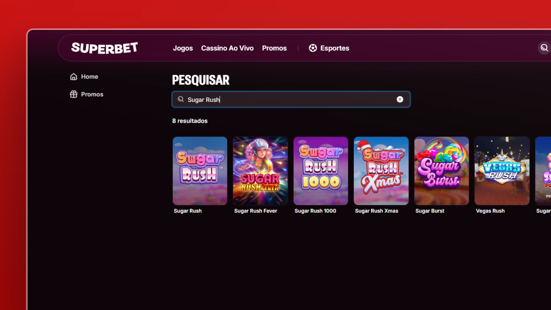 imagem sugar rush superbet