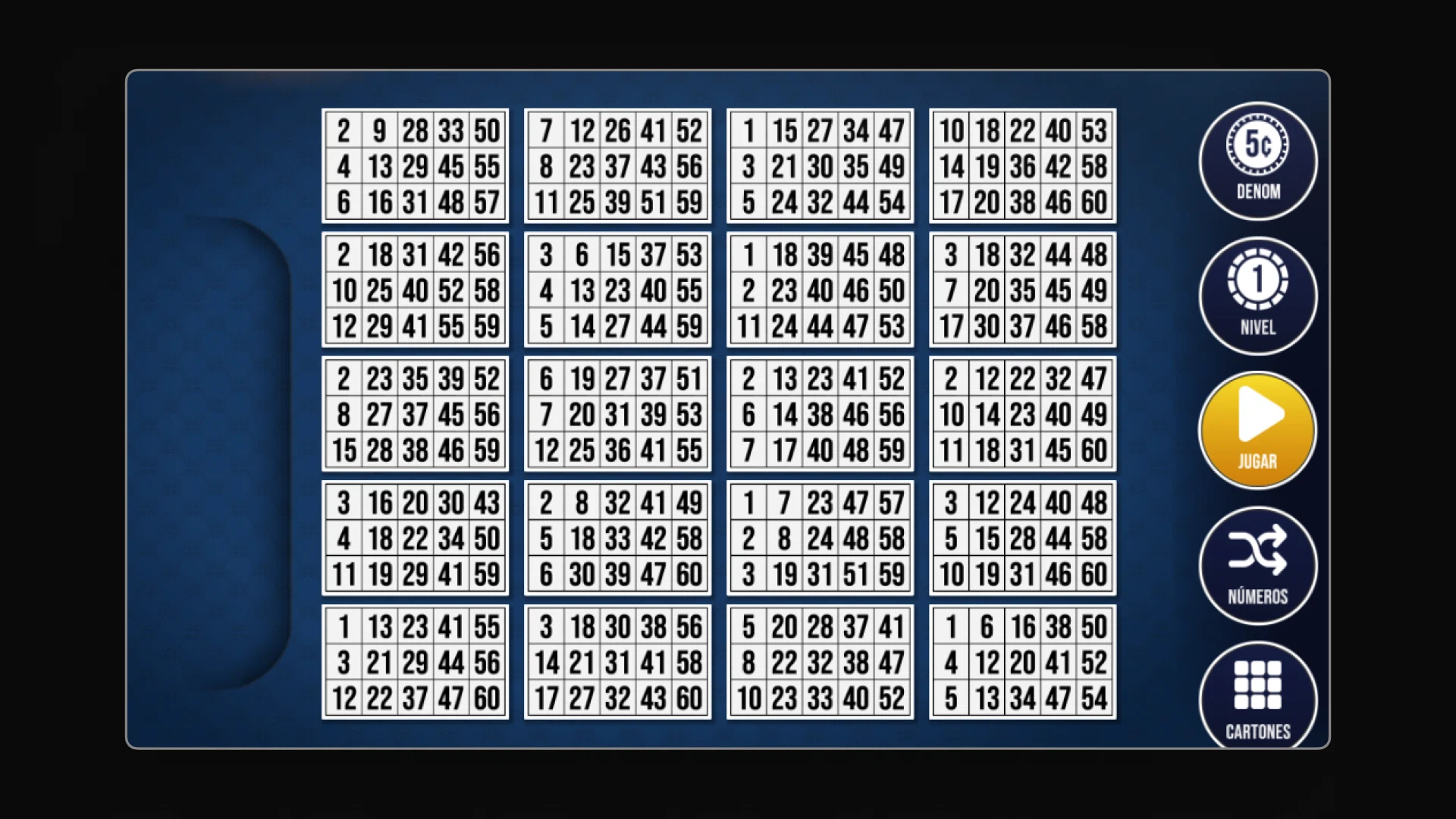 screenshot Sapphire Fever Bingo
