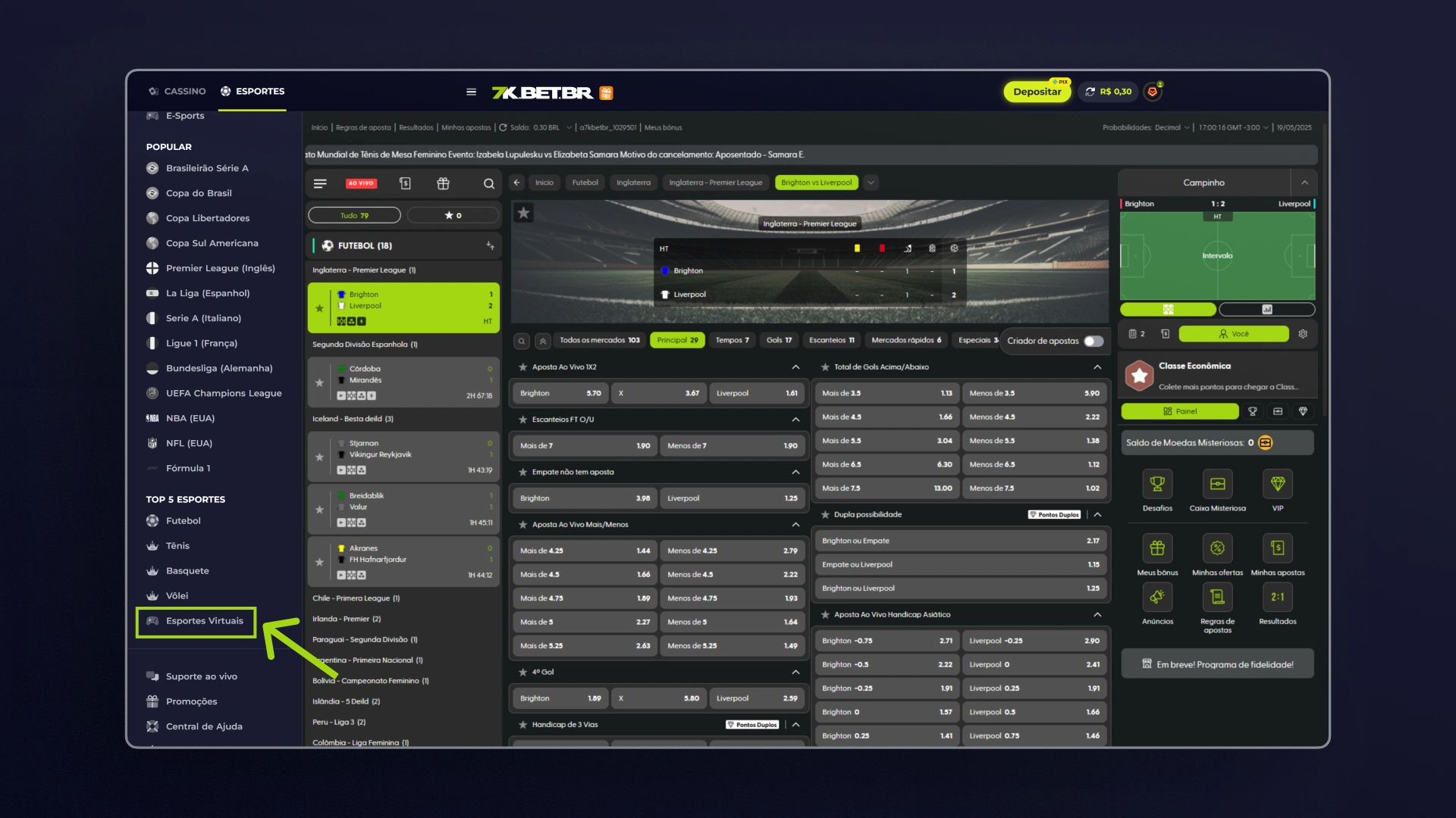 screenshot esportes virtuais bet7k