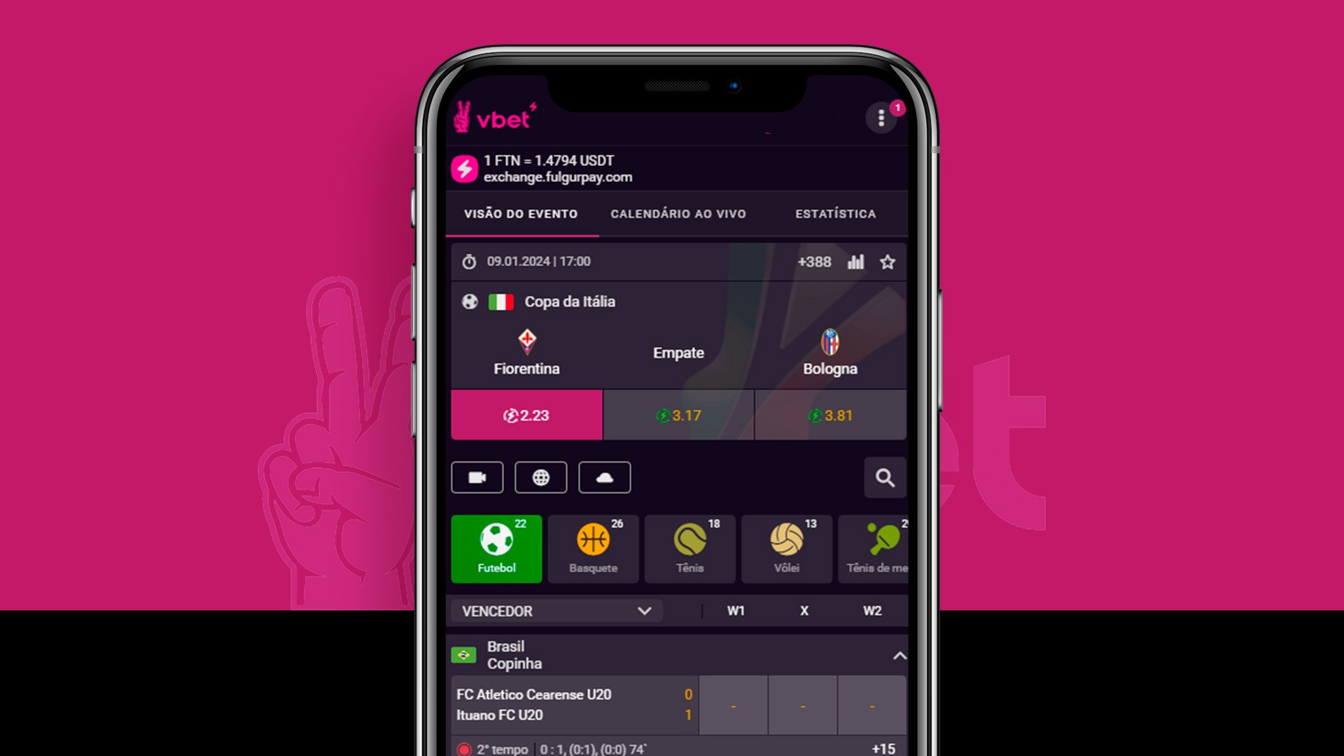 screenshot 1 aposta app tonybet
